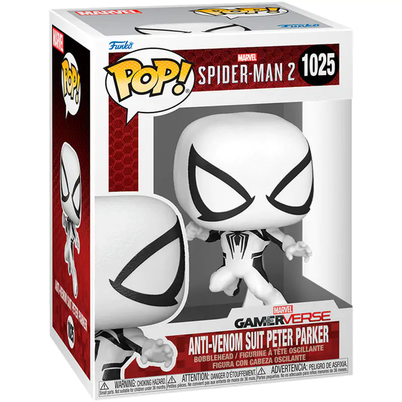 Spiderman 2 Funko POP! Games Figurina Vinyl Anti-Venom Peter 9 cm poza produsului