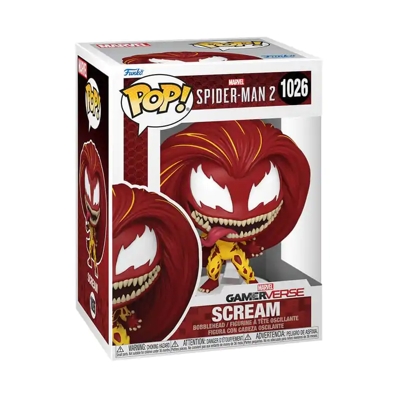 Spiderman 2 Funko POP! Games Figurina de Vinil Scream 9 cm poza produsului