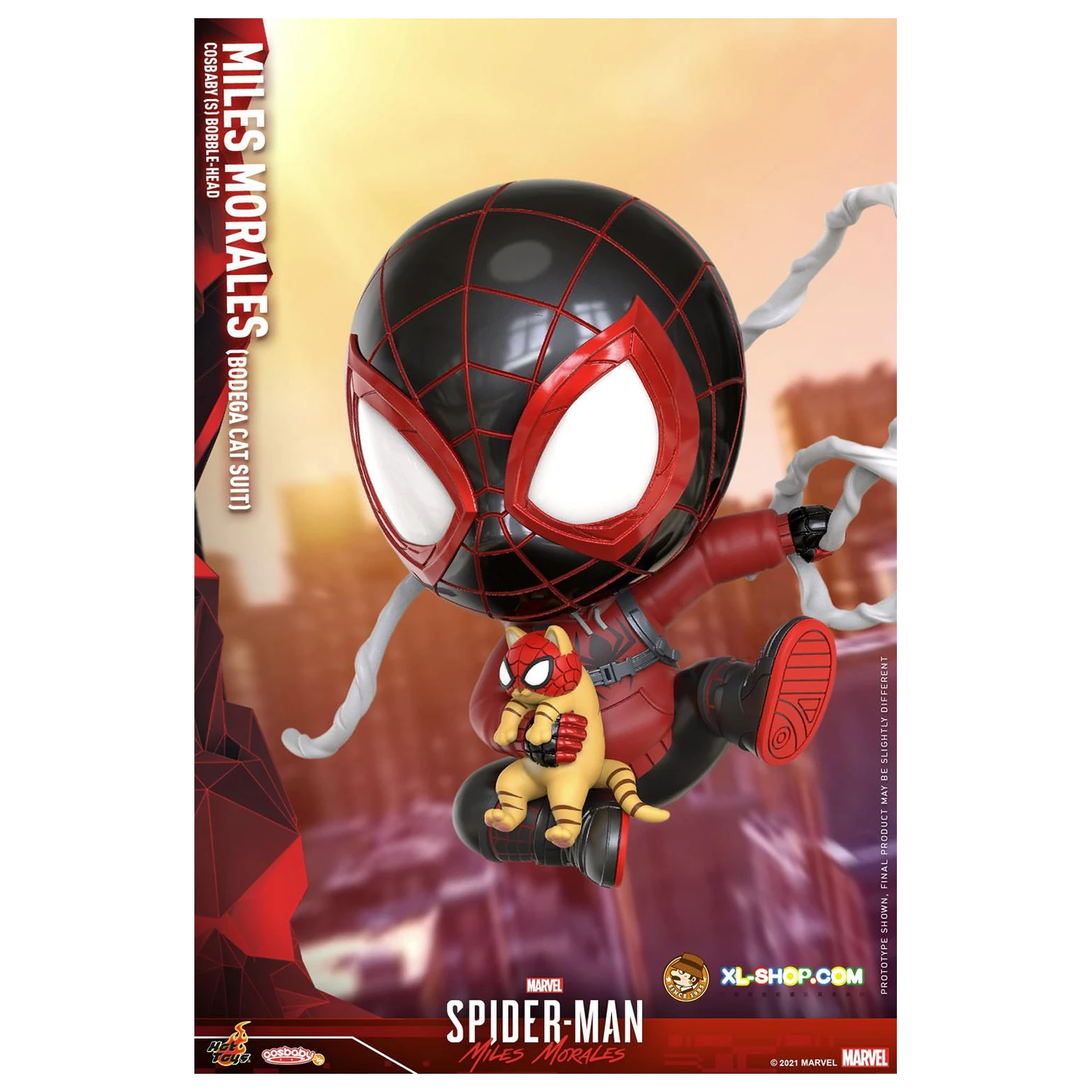 Figurina Spiderman Cosbaby Wave 5 Miles Morales poza produsului