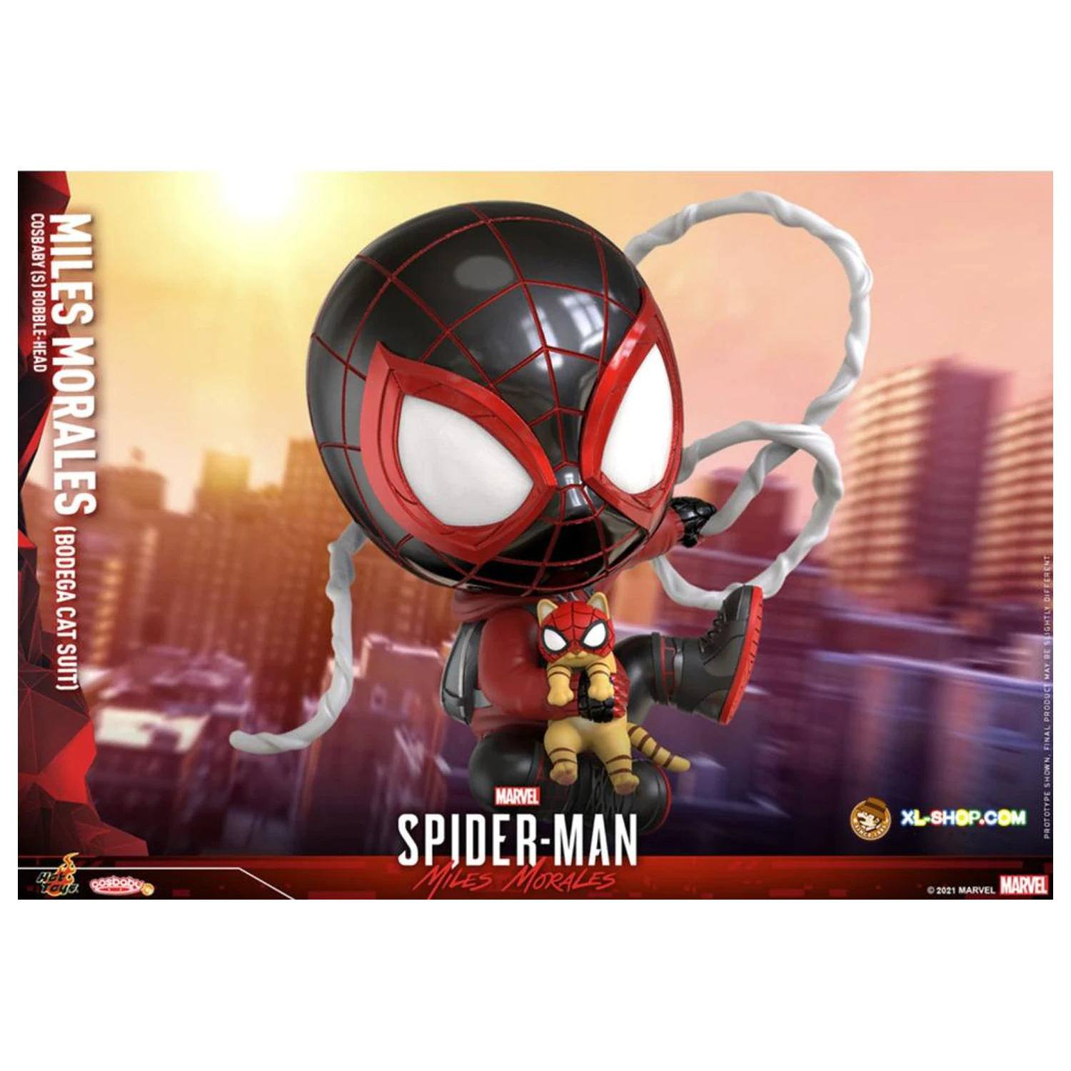 Figurina Spiderman Cosbaby Wave 5 Miles Morales poza produsului