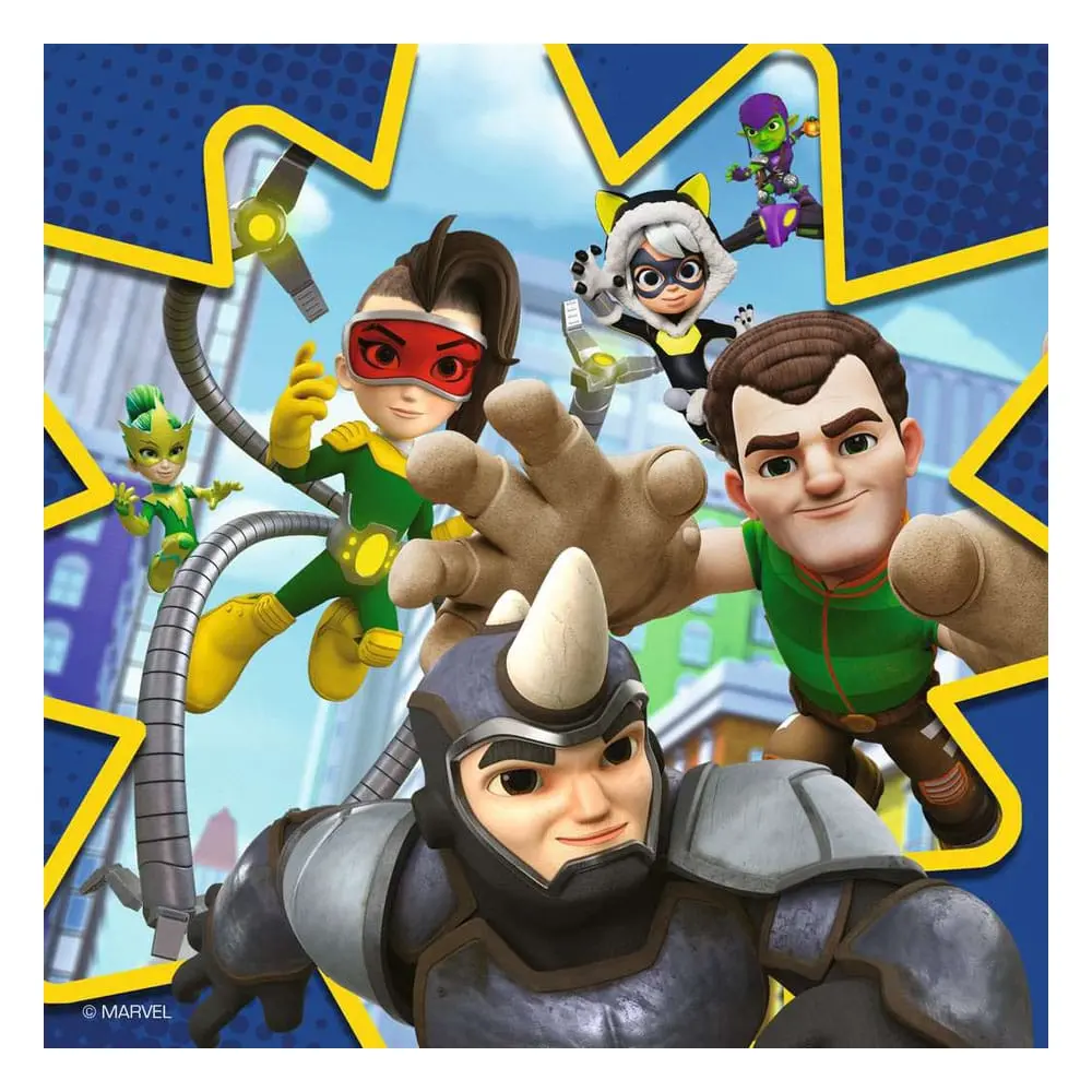 Spidey and His Amazing Friends Puzzle pentru copii (3 x 49 piese) poza produsului