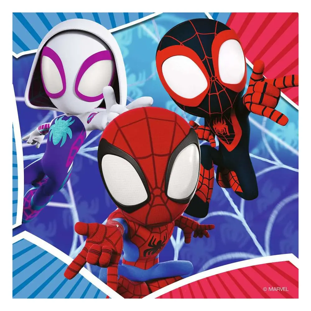 Spidey and His Amazing Friends Puzzle pentru copii (3 x 49 piese) poza produsului