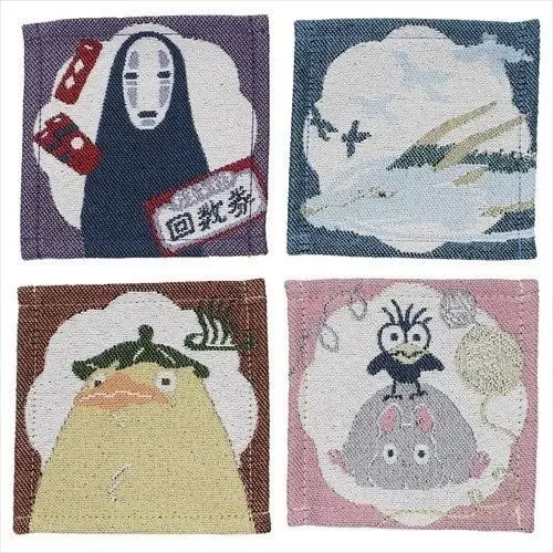 Spirited Away Coaster set de 4 Personaje poza produsului