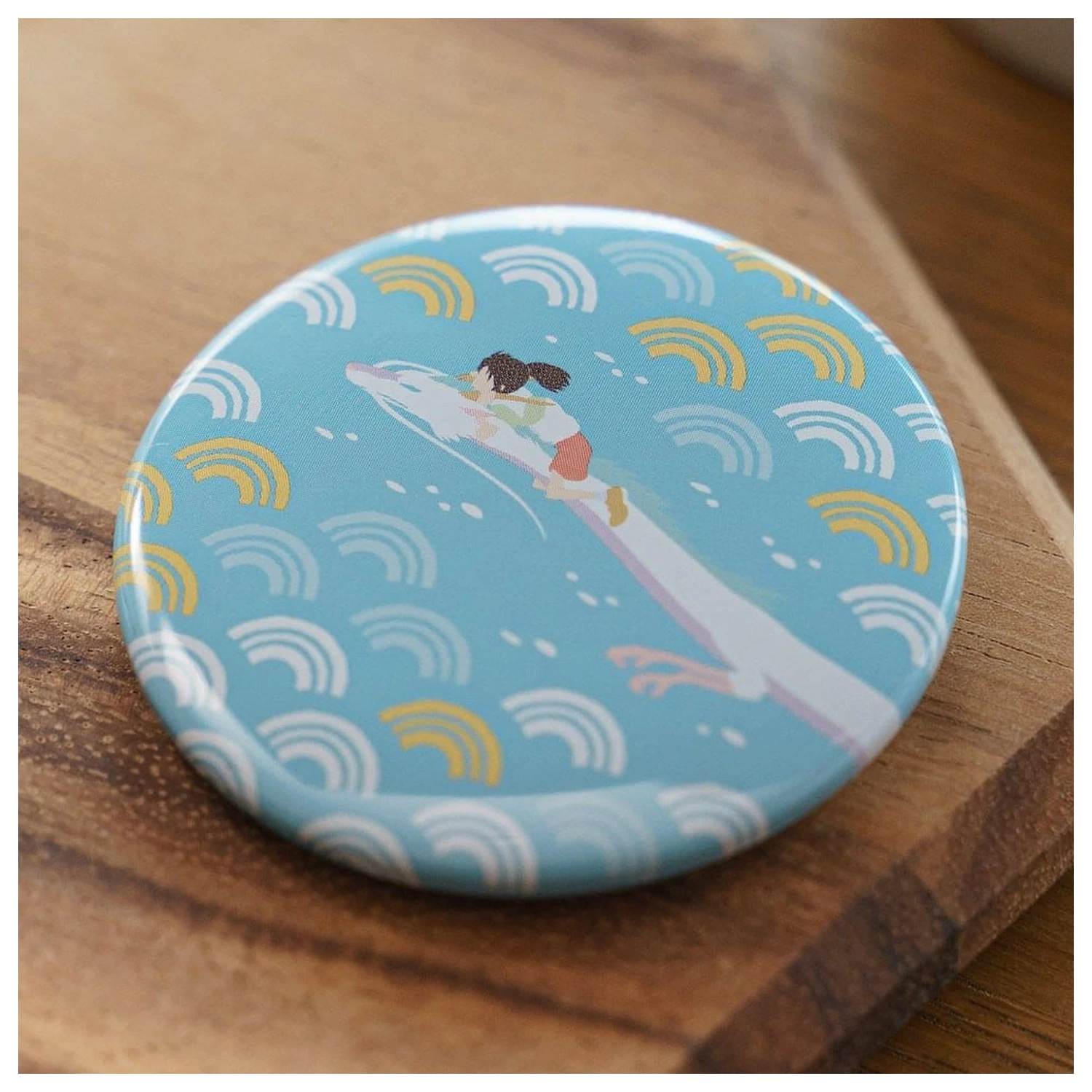 Spirited Away Pin Chihiro & Haku dragon 5 cm poza produsului