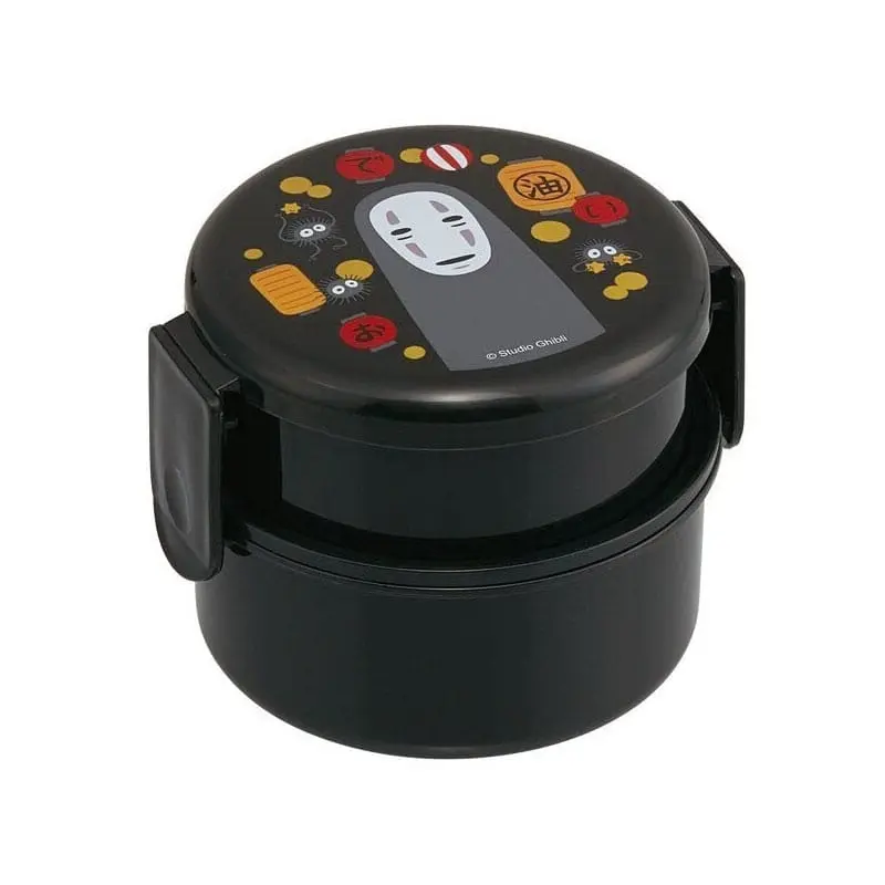 Cutie de prânz rotundă cu două straturi Spirited Away No Face & Lantern poza produsului