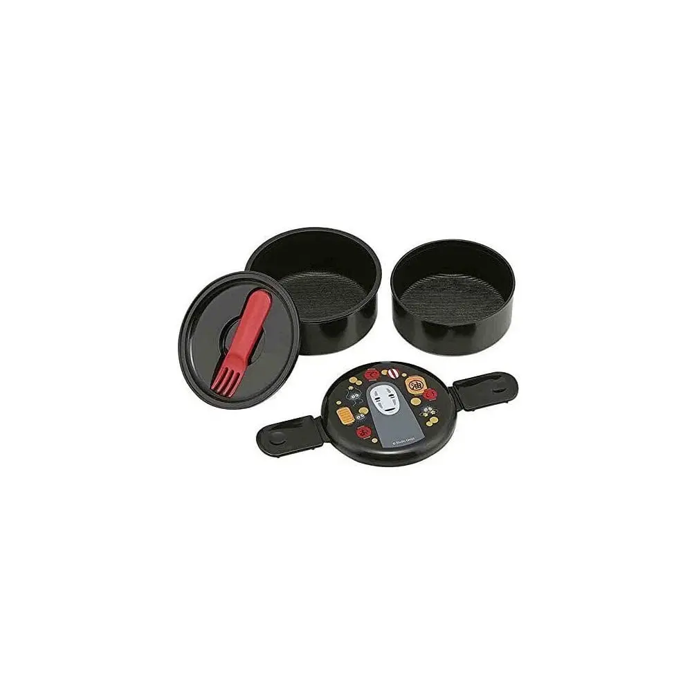 Cutie de prânz rotundă cu două straturi Spirited Away No Face & Lantern poza produsului