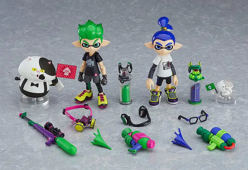 Figurină de acțiune Figma Splatoon/Splatoon 2 Splatoon Boy DX Edition 10 cm poza produsului