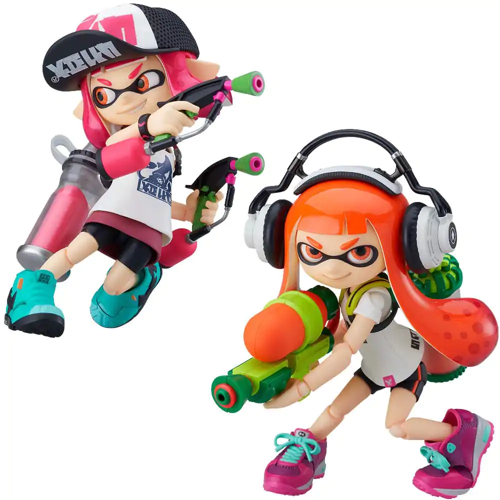 Figurină de acțiune Figma Splatoon/Splatoon 2 Splatoon Girl DX Edition 10 cm poza produsului