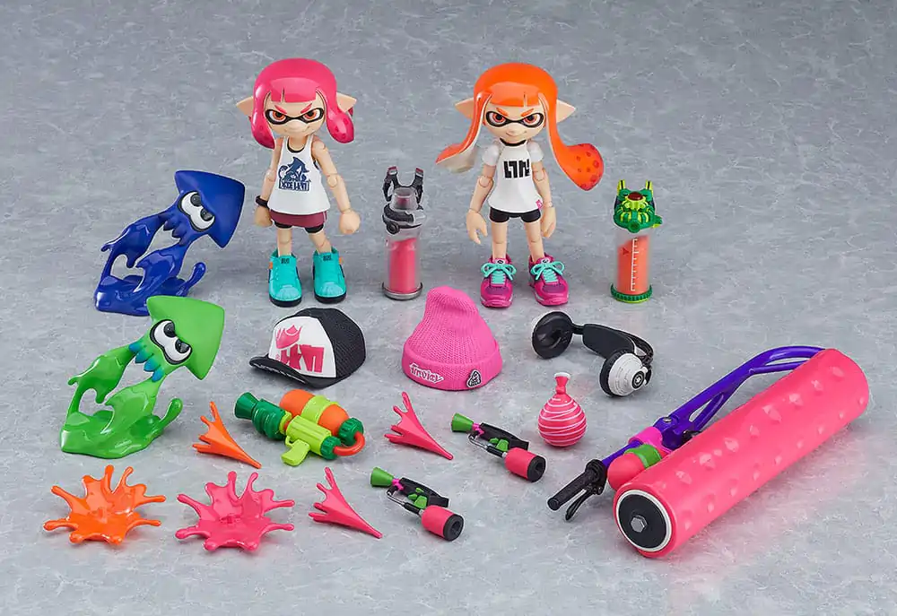 Figurină de acțiune Figma Splatoon/Splatoon 2 Splatoon Girl DX Edition 10 cm poza produsului