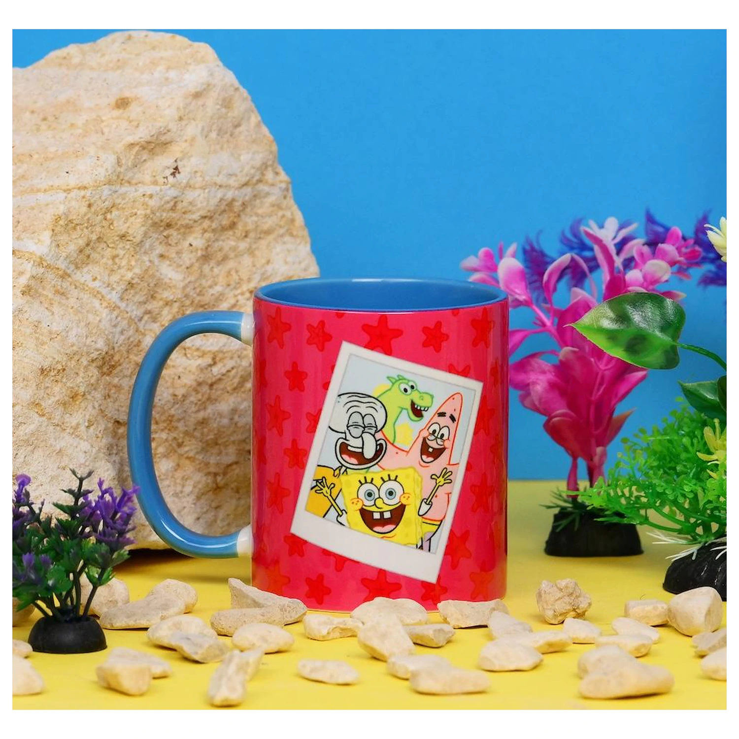 SpongeBob Bikini Bottom Buddies Căni colorate pe interior 325 ml poza produsului