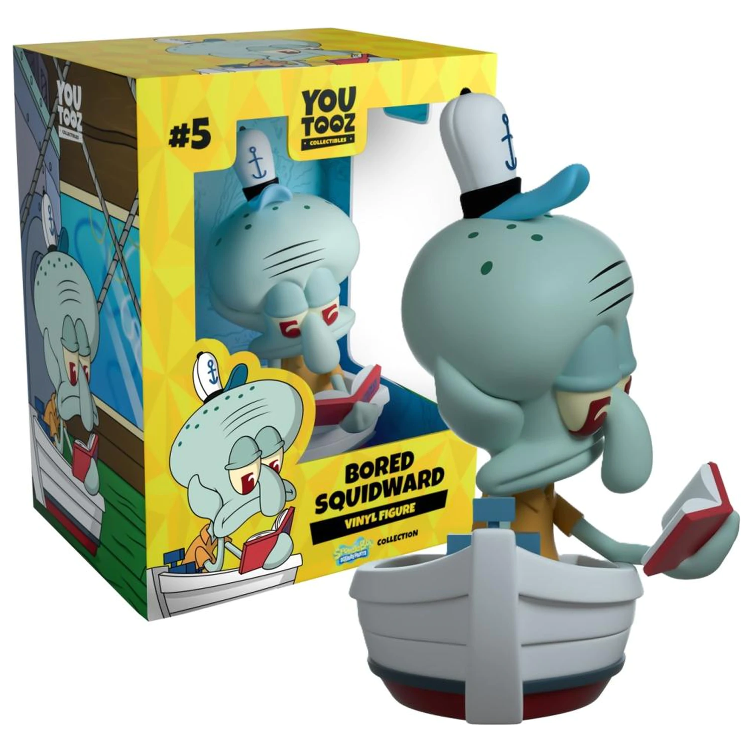 SpongeBob Bored Squidward Figura 11cm poza produsului