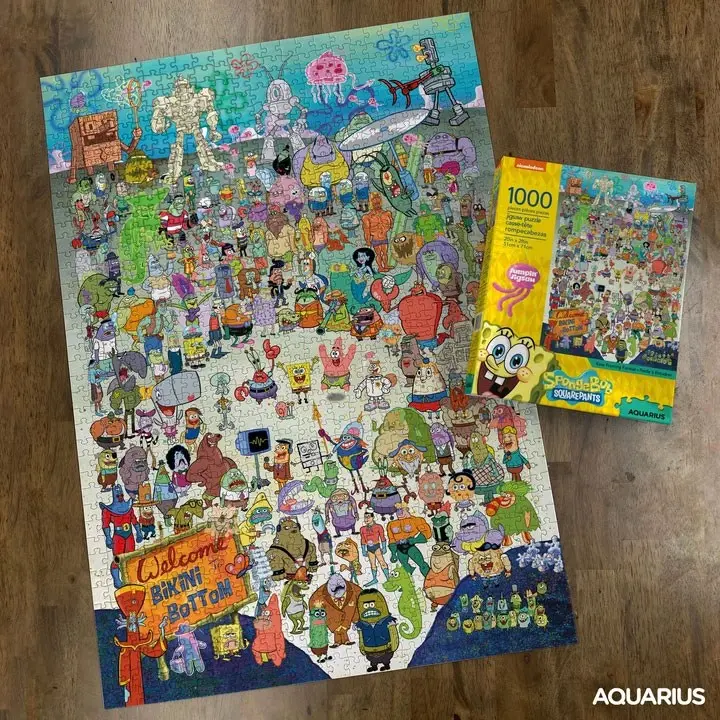 SpongeBob Puzzle Cast (1000 piese) poza produsului