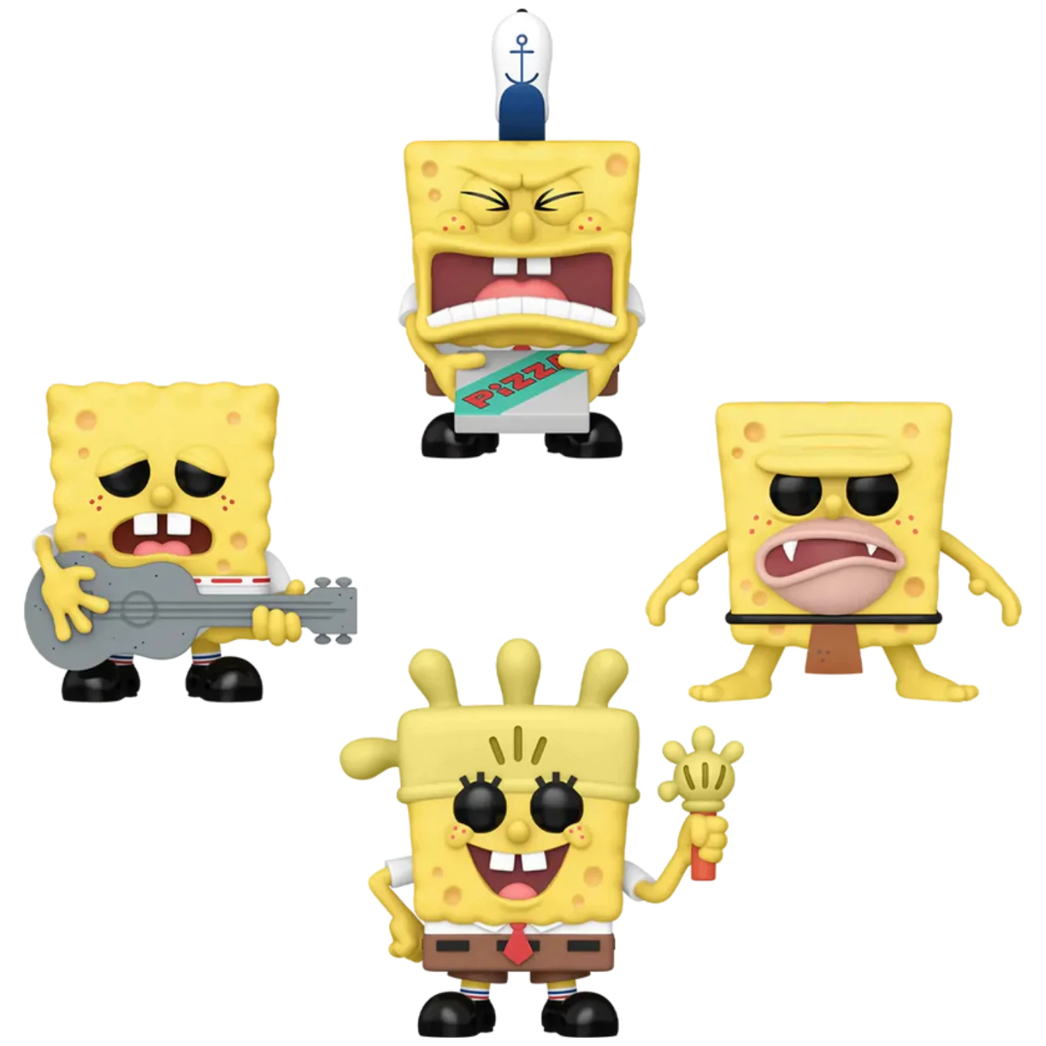 Spongebob Funko POP! Television Figurină Vinil Set de 4 (EMEA) 9 cm poza produsului