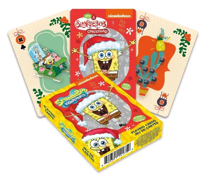 SpongeBob Playing Cards Holidays poza produsului