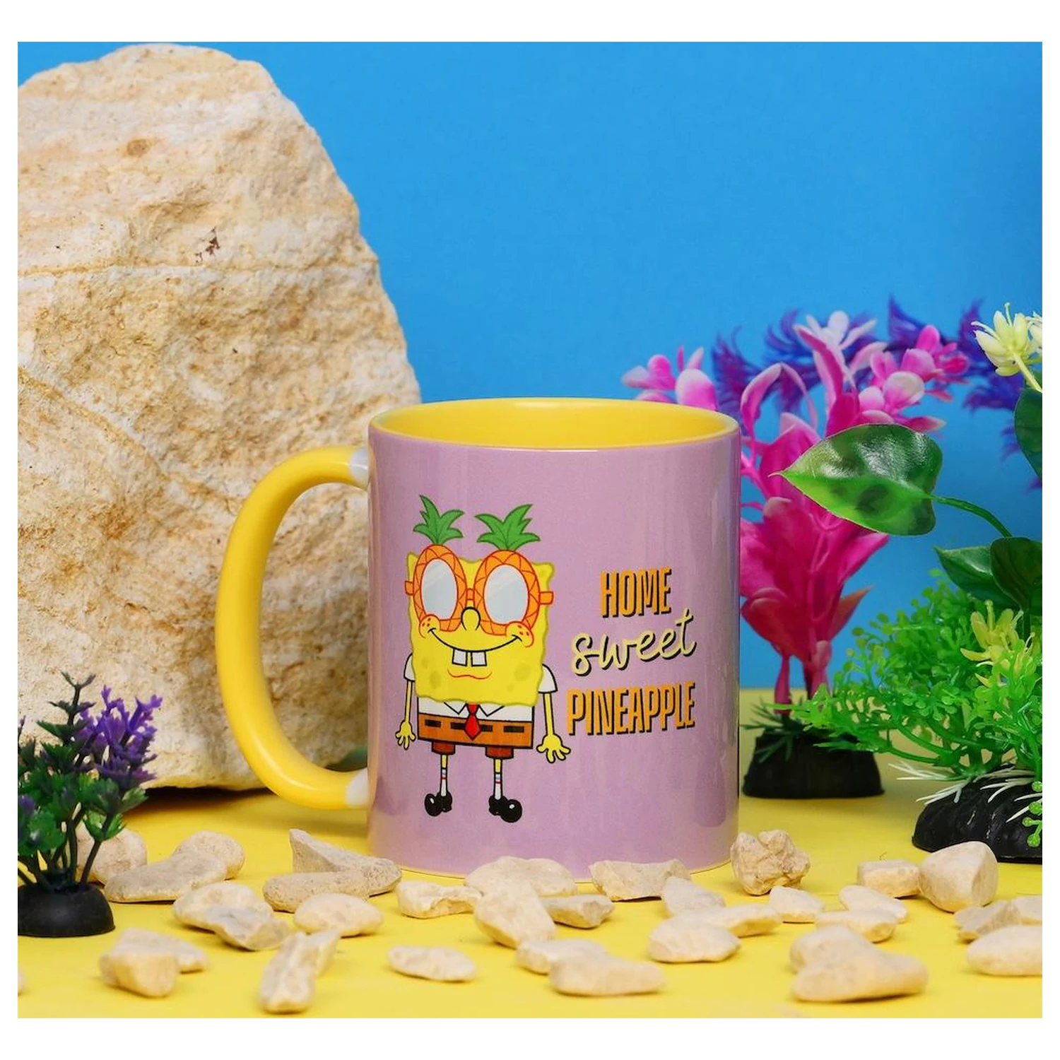 SpongeBob Home Sweet Pineapple Cană interioară colorată 325 ml poza produsului