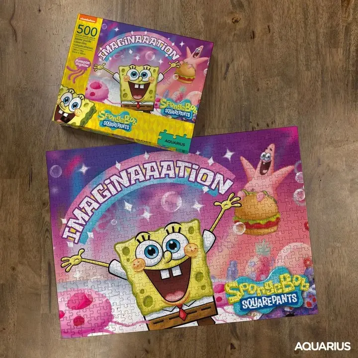 SpongeBob Puzzle Jigsaw Imaginaaation (500 piese) poza produsului