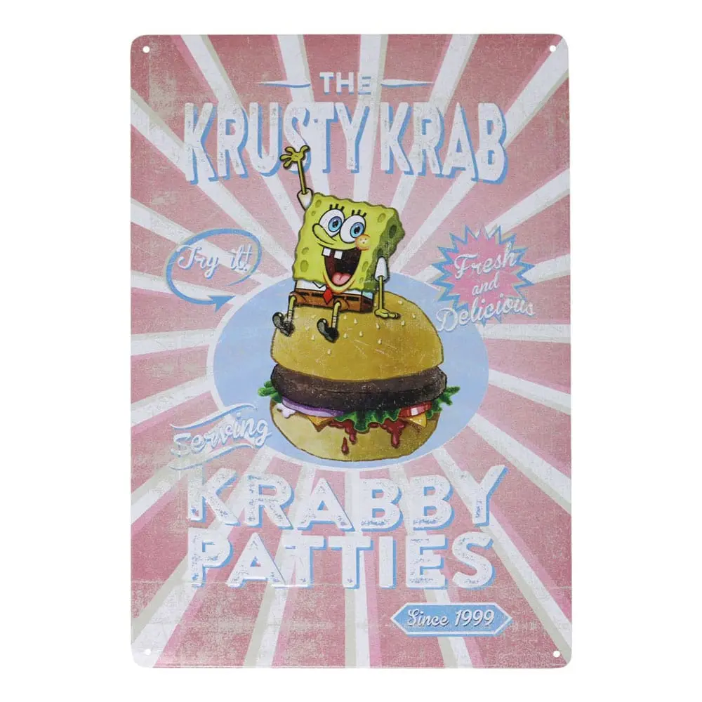 SpongeBob Tin Semn Krusty Krab poza produsului