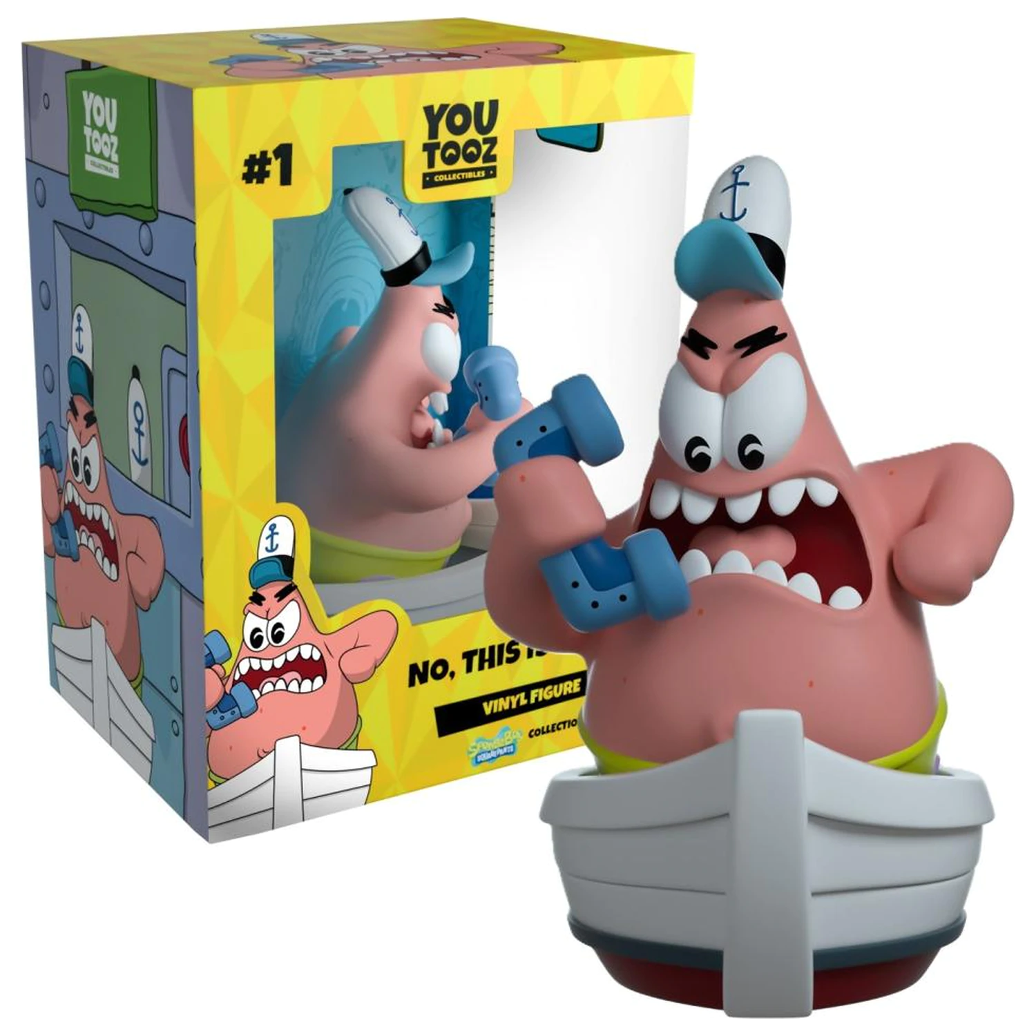 Figurina SpongeBob No, This Is Patrick 11cm poza produsului