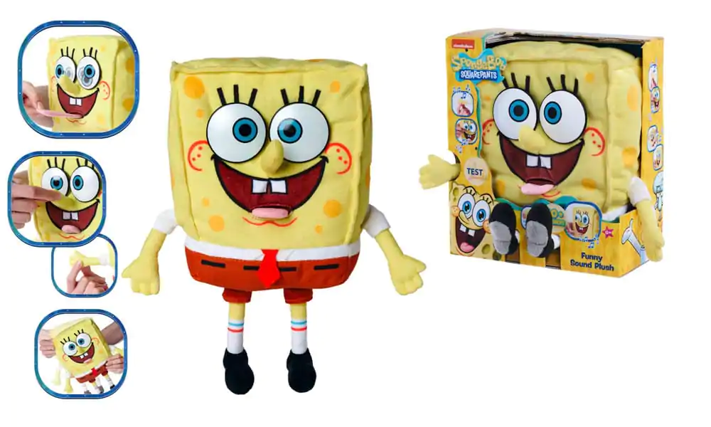 Jucărie de pluș SpongeBob sound 30cm poza produsului