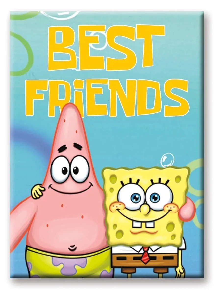 SPONGEBOB SQUAREPANTS Best Friends Magnet Magnet de prieteni poza produsului