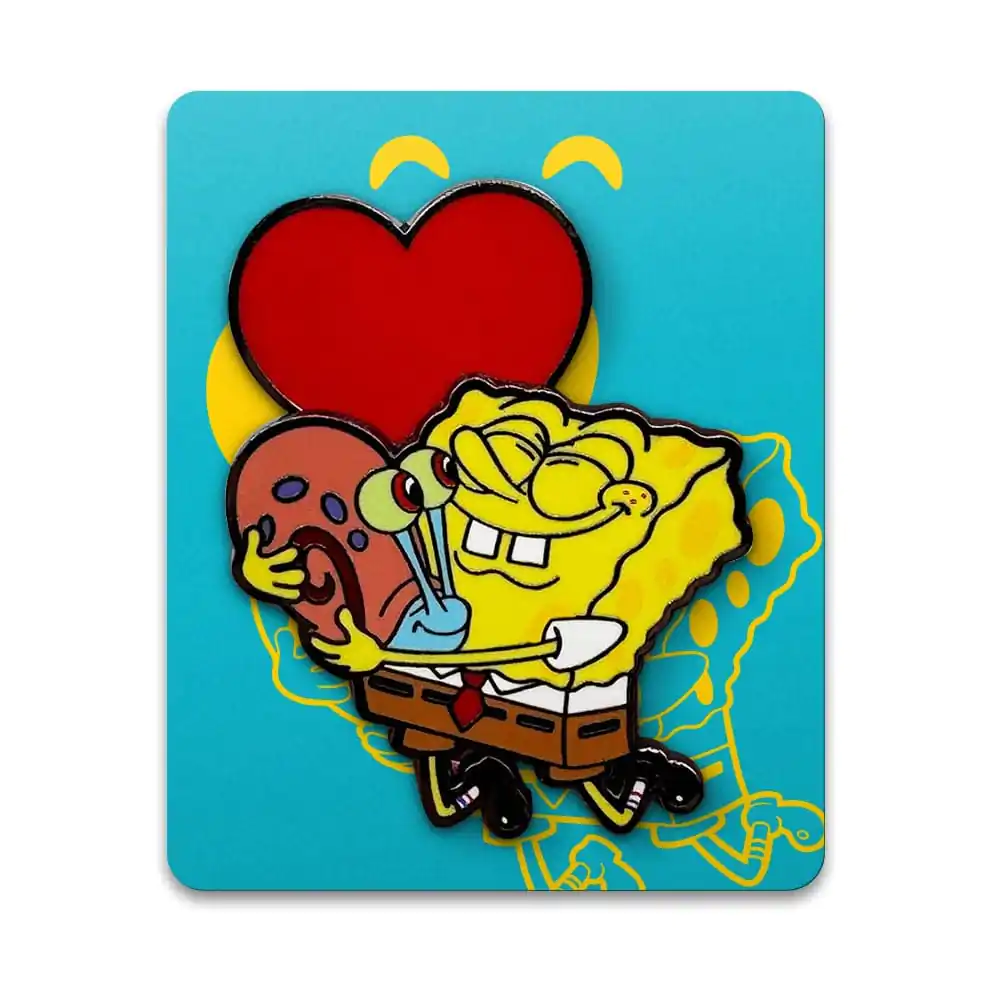 SpongeBob SquarePants Bobble Insignă Pin Spongebob Inimă 5 cm poza produsului