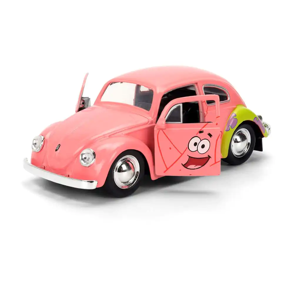 Spongebob Squarepants Model Diecast 1/32 VW Beetle 1959 Patrick poza produsului