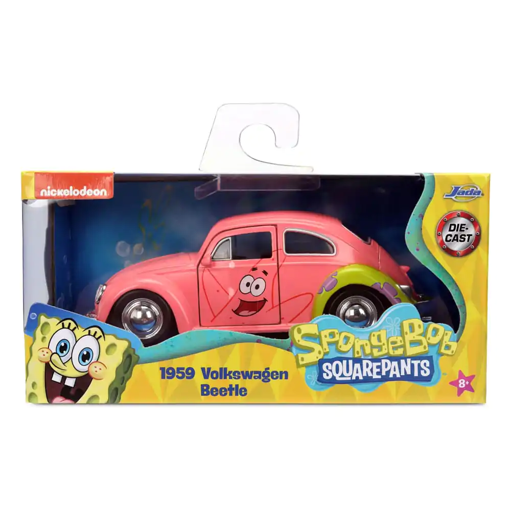 Spongebob Squarepants Model Diecast 1/32 VW Beetle 1959 Patrick poza produsului