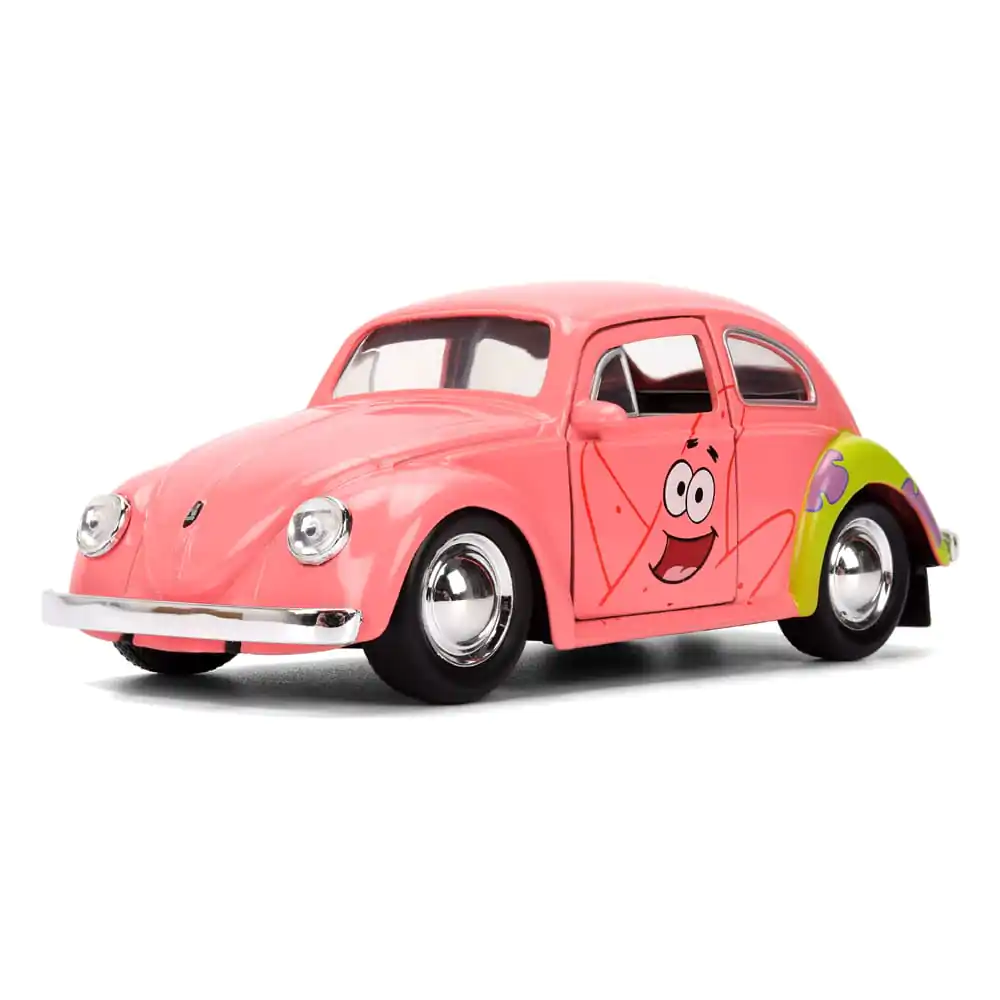 Spongebob Squarepants Model Diecast 1/32 VW Beetle 1959 Patrick poza produsului