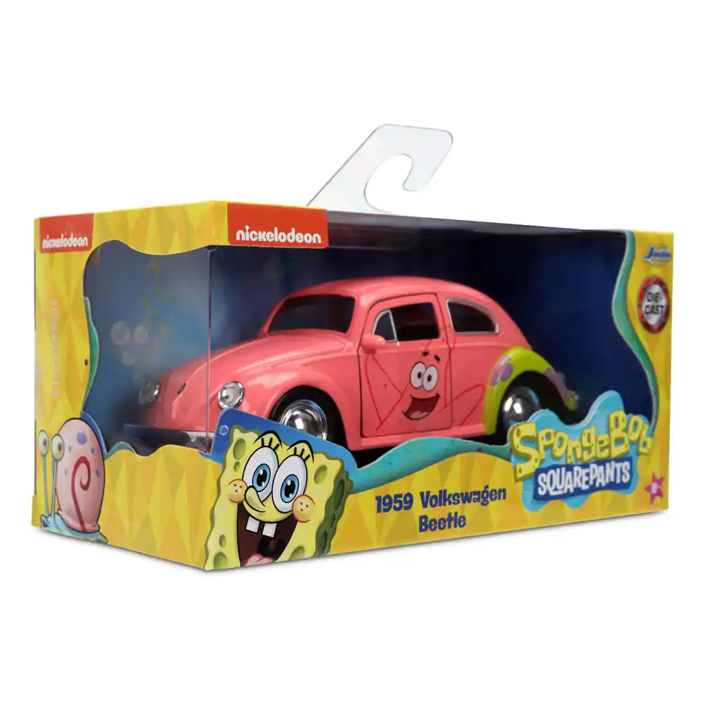Spongebob Squarepants Model Diecast 1/32 VW Beetle 1959 Patrick poza produsului