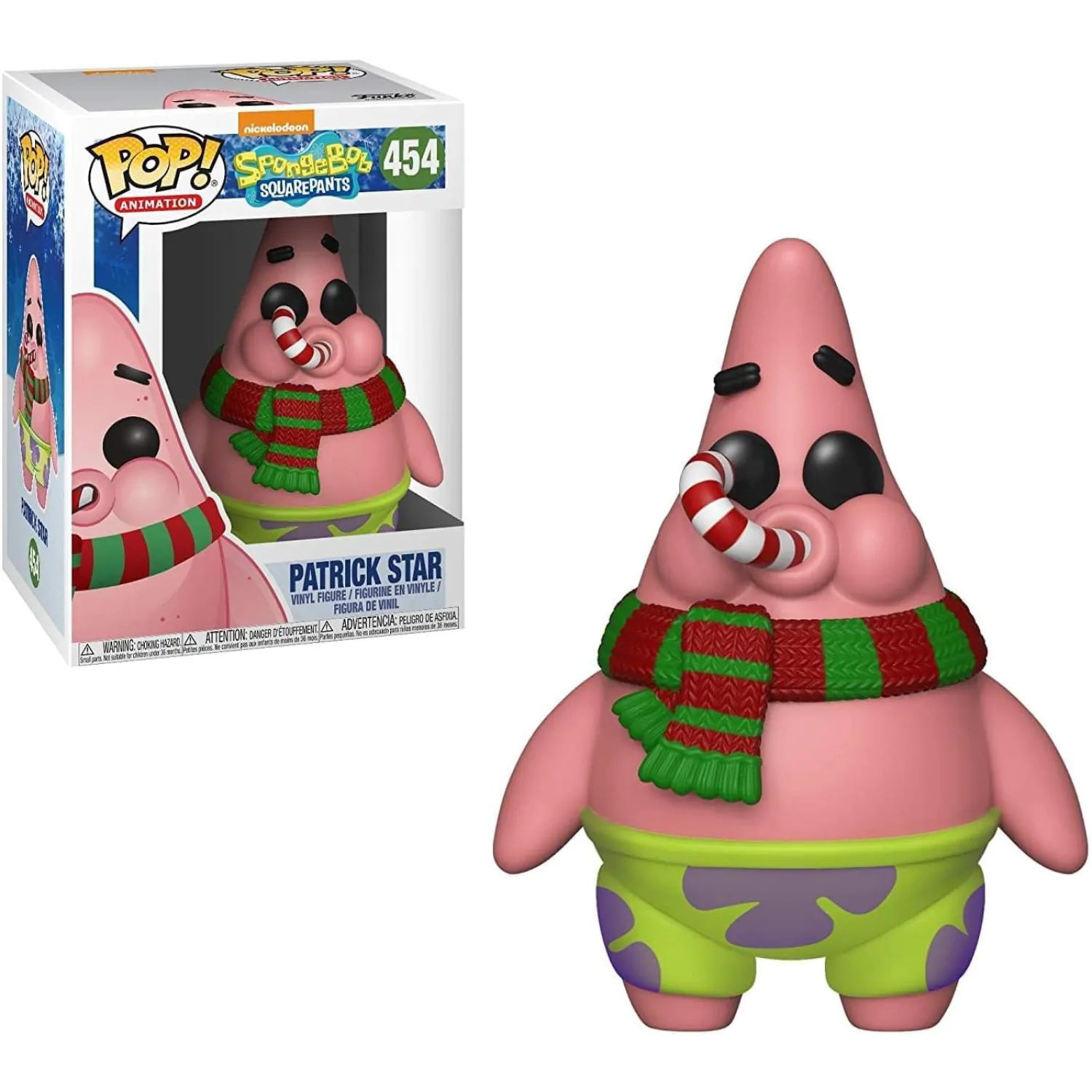 SpongeBob SquarePants Funko POP! Figura de vinil Patrick Xmas 9 cm poza produsului