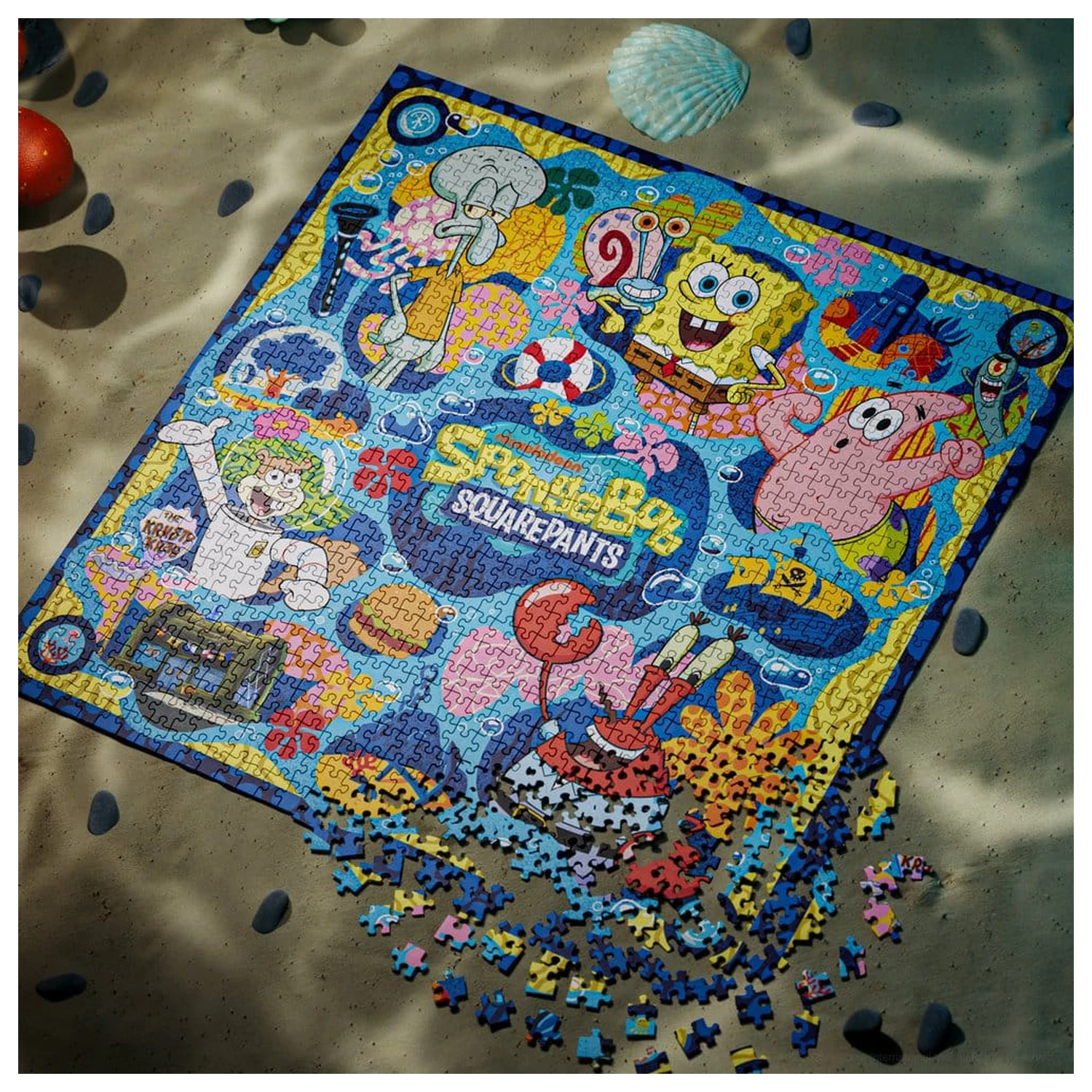 SpongeBob SquarePants puzzle multi-dimensional (1000 piese) poza produsului