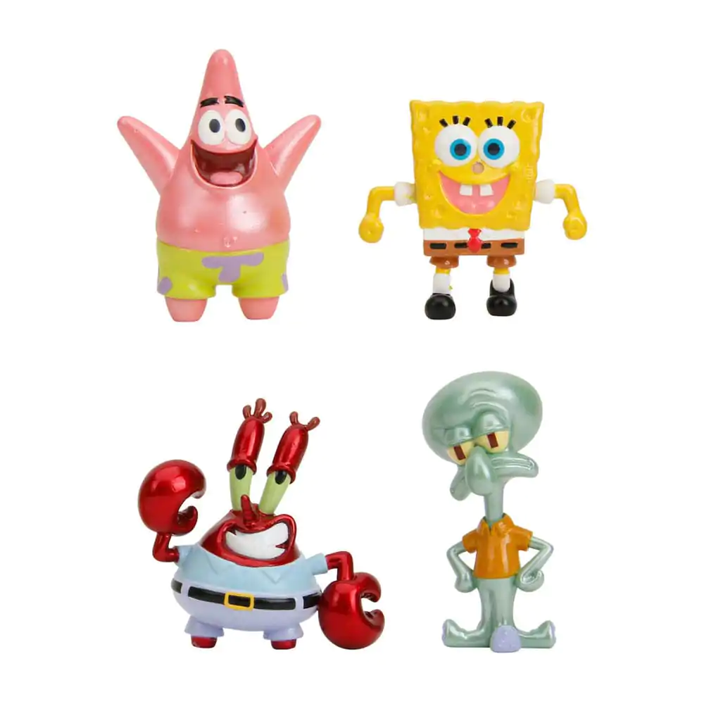 Spongebob Squarepants Nano Metalfigs Diecast Mini figurine set 4 bucăți Seria 1 4 cm poza produsului