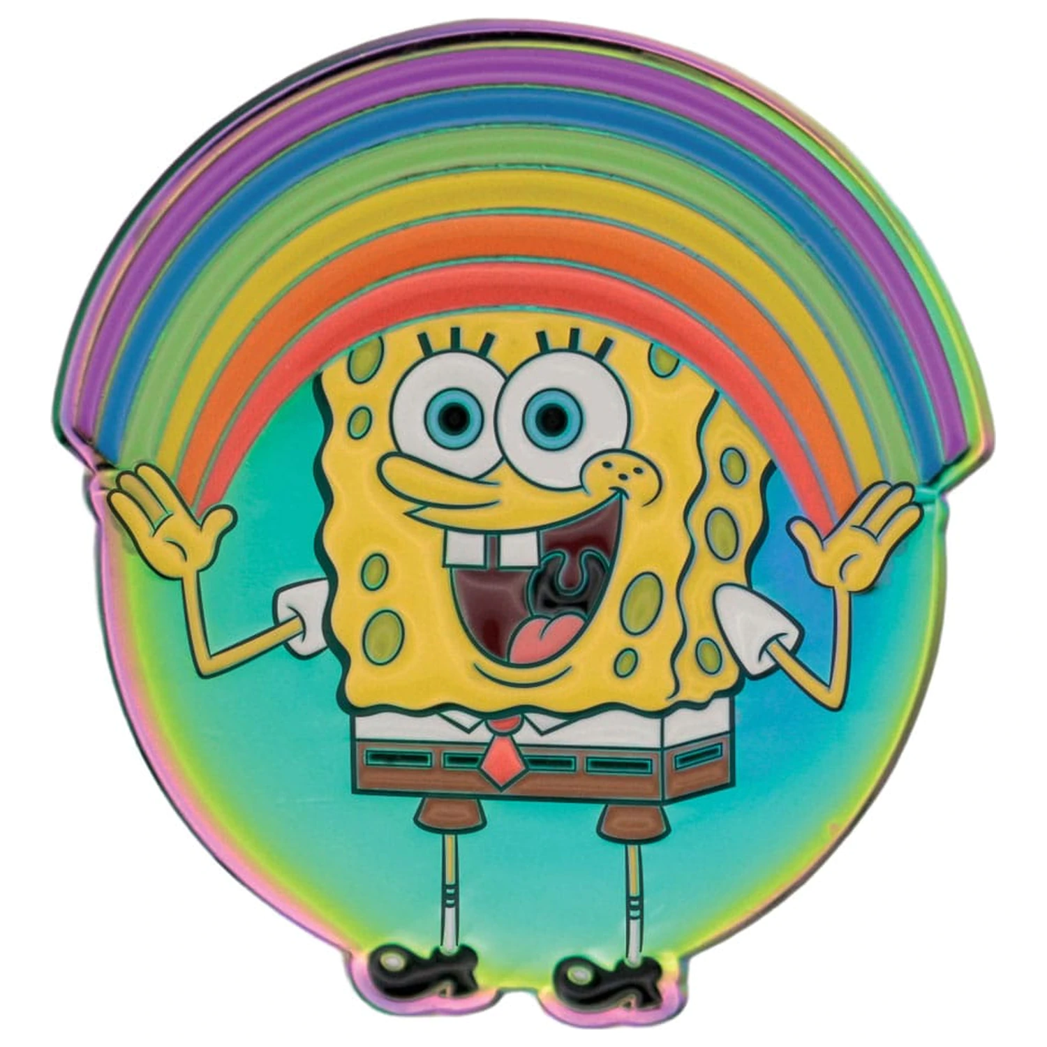 Spongebob Squarepants Pin Badge Rainbow Limited Edition poza produsului