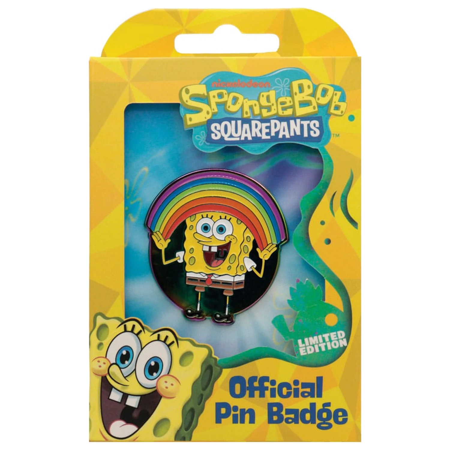 Spongebob Squarepants Pin Badge Rainbow Limited Edition poza produsului