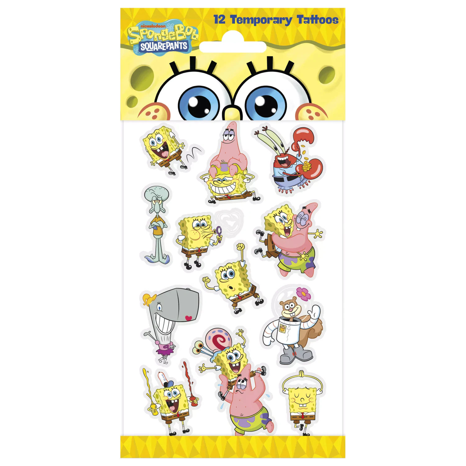 SpongeBob Fun tatuaje temporare 12 buc poza produsului