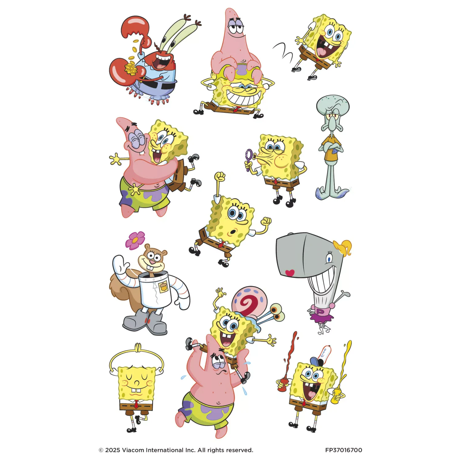 SpongeBob Fun tatuaje temporare 12 buc poza produsului