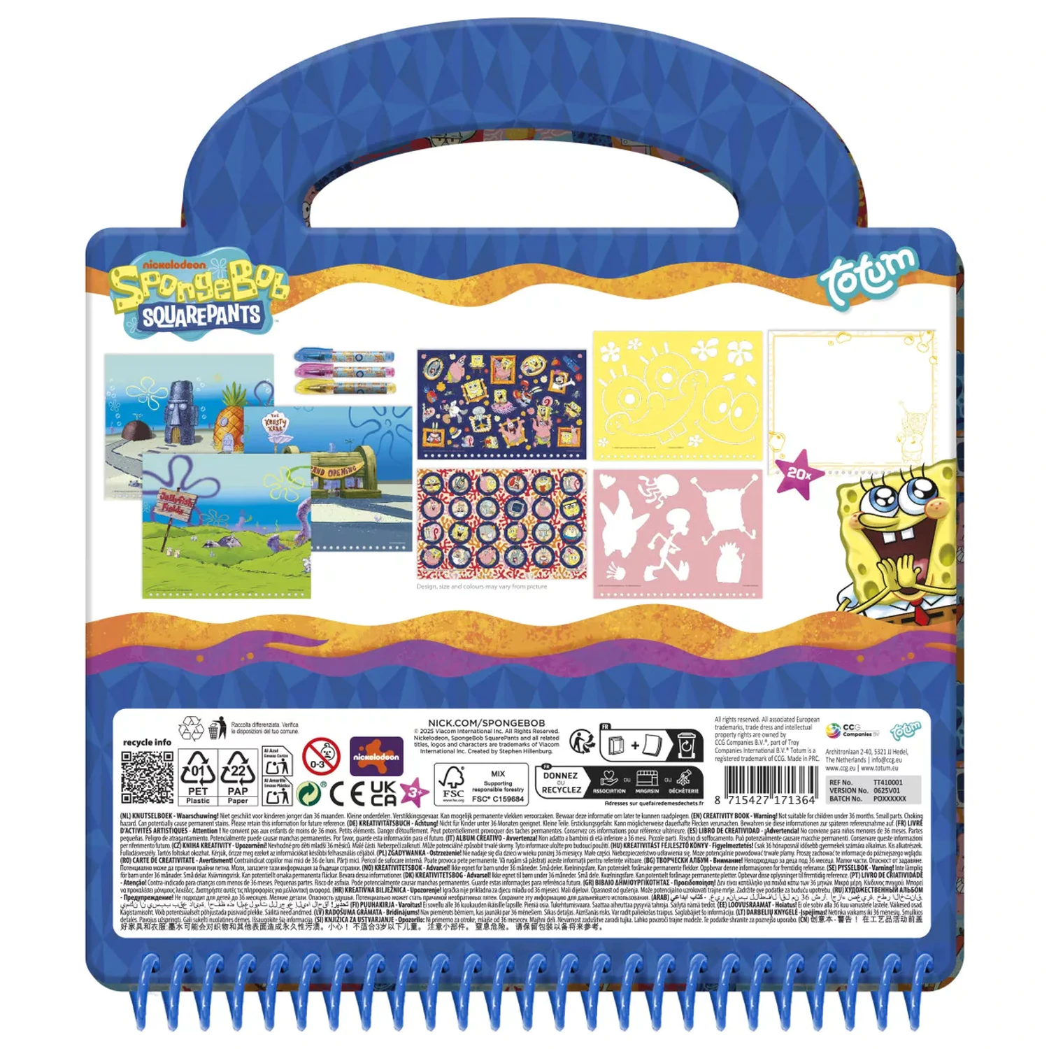 SpongeBob Smile set de activitati poza produsului