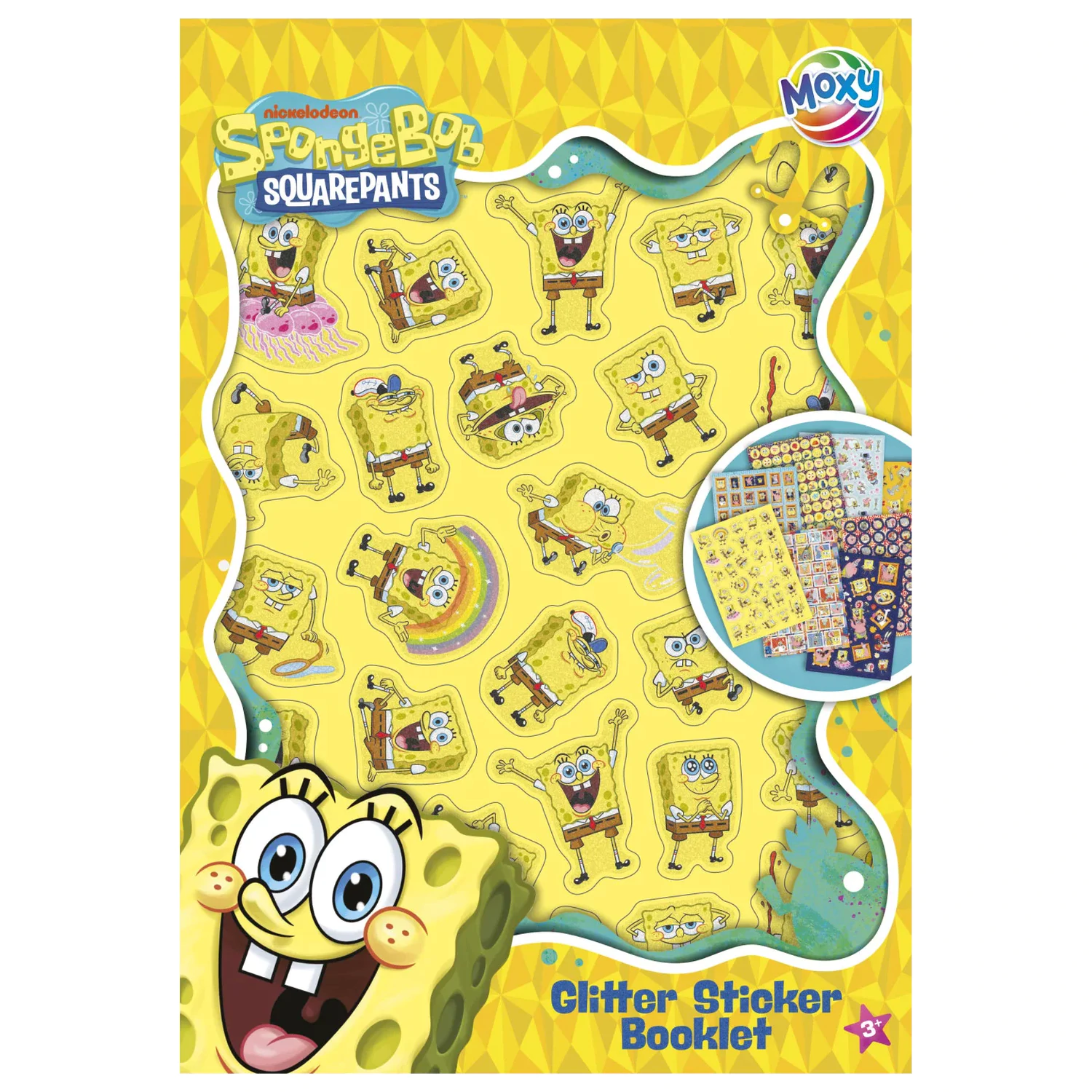 SpongeBob Smile sticker pack 8 coli poza produsului