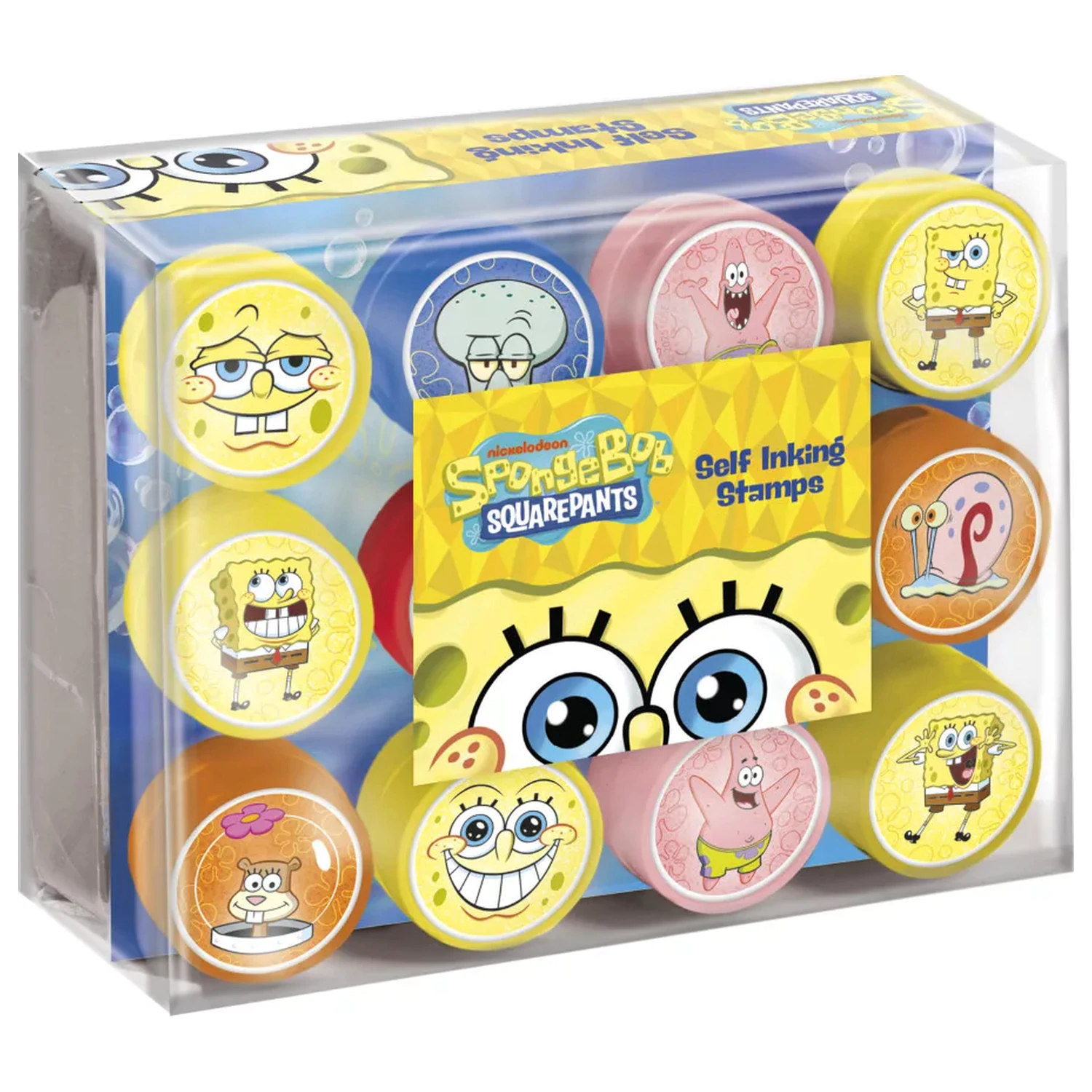 SpongeBob Smile Stamper Set 12 buc poza produsului