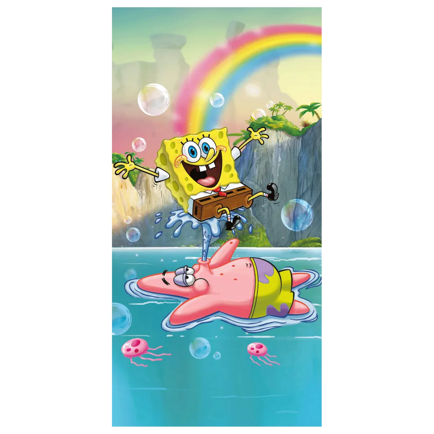 SpongeBob Tropical Duo Prosop 70x140cm poza produsului