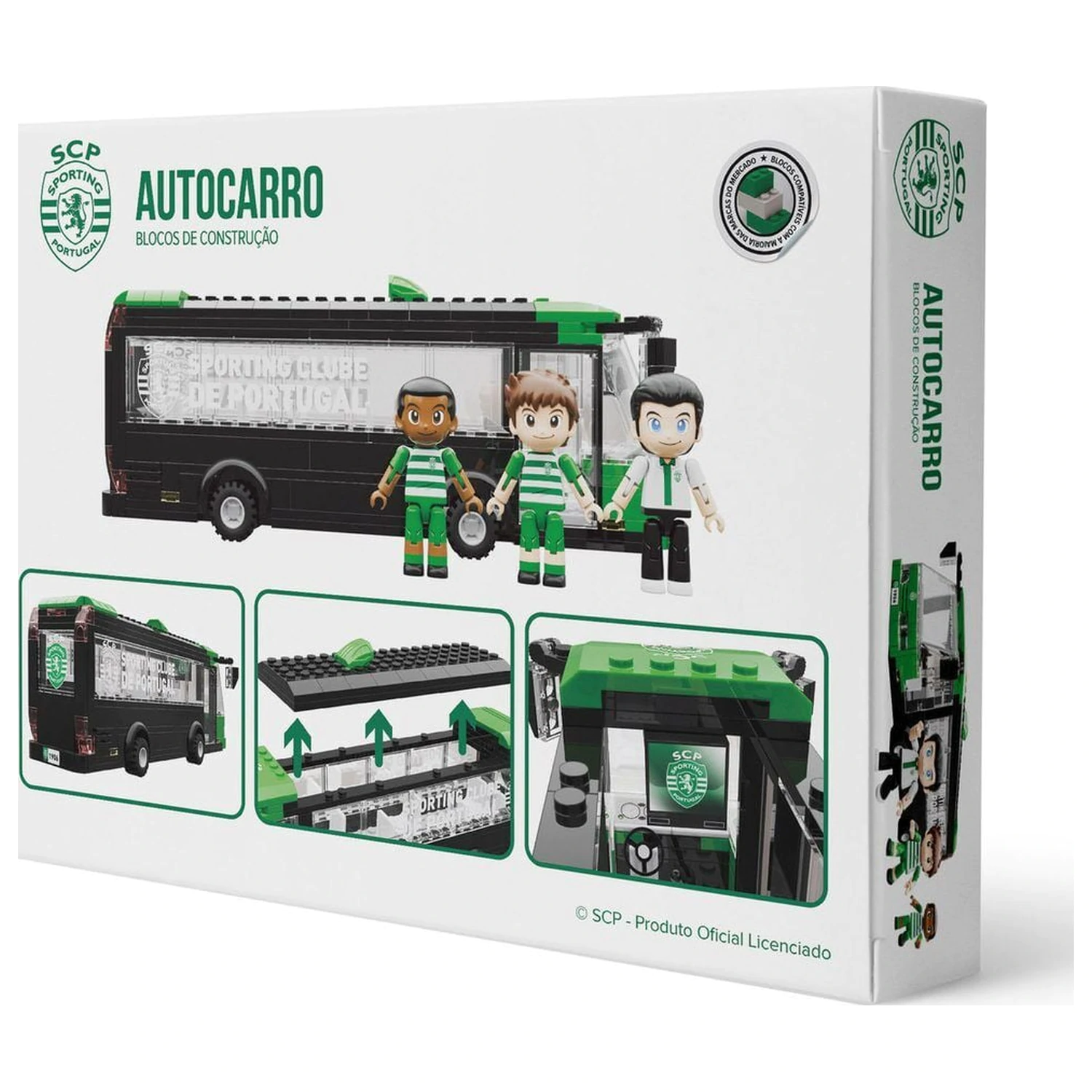 Set autobuz Sporting CP cu figurine 332 buc poza produsului
