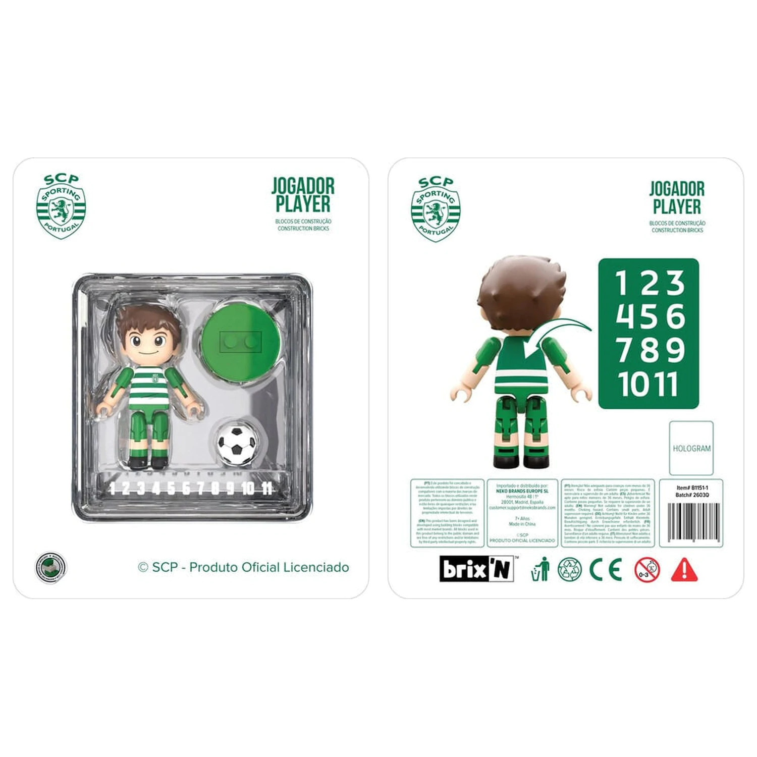 Figurina Sporting PT player 4cm poza produsului