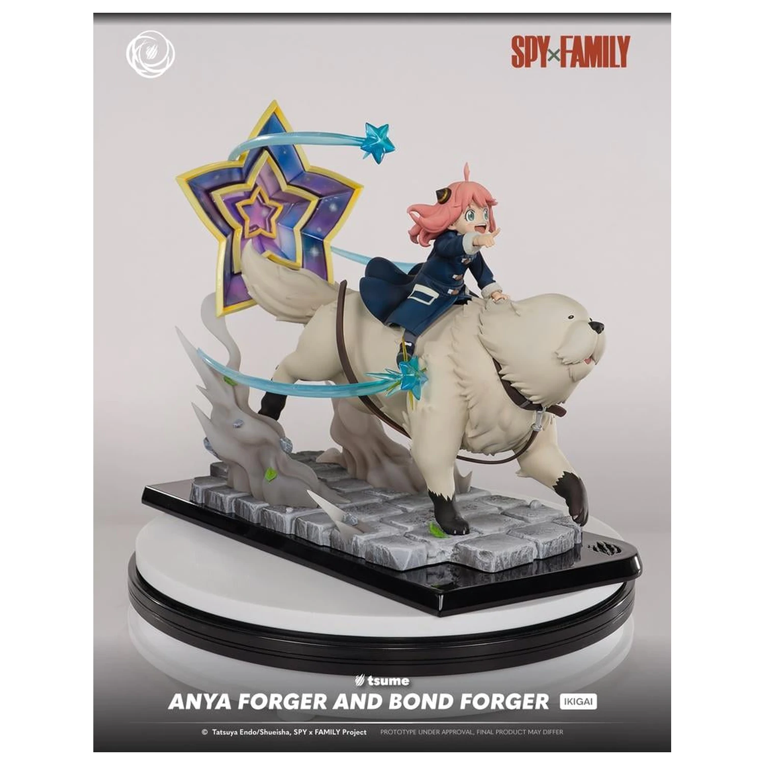 Statuie Spy x Family Anya Forger & Bond Ikigai 1/6 By Tsume 32 cm poza produsului