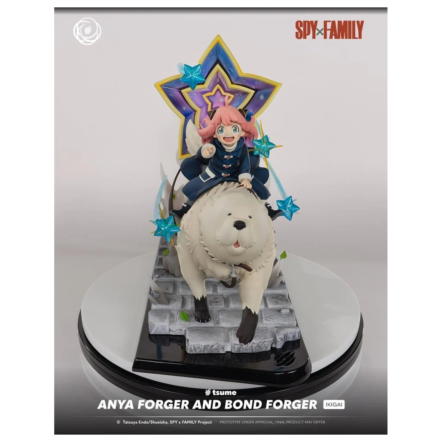 Statuie Spy x Family Anya Forger & Bond Ikigai 1/6 By Tsume 32 cm poza produsului