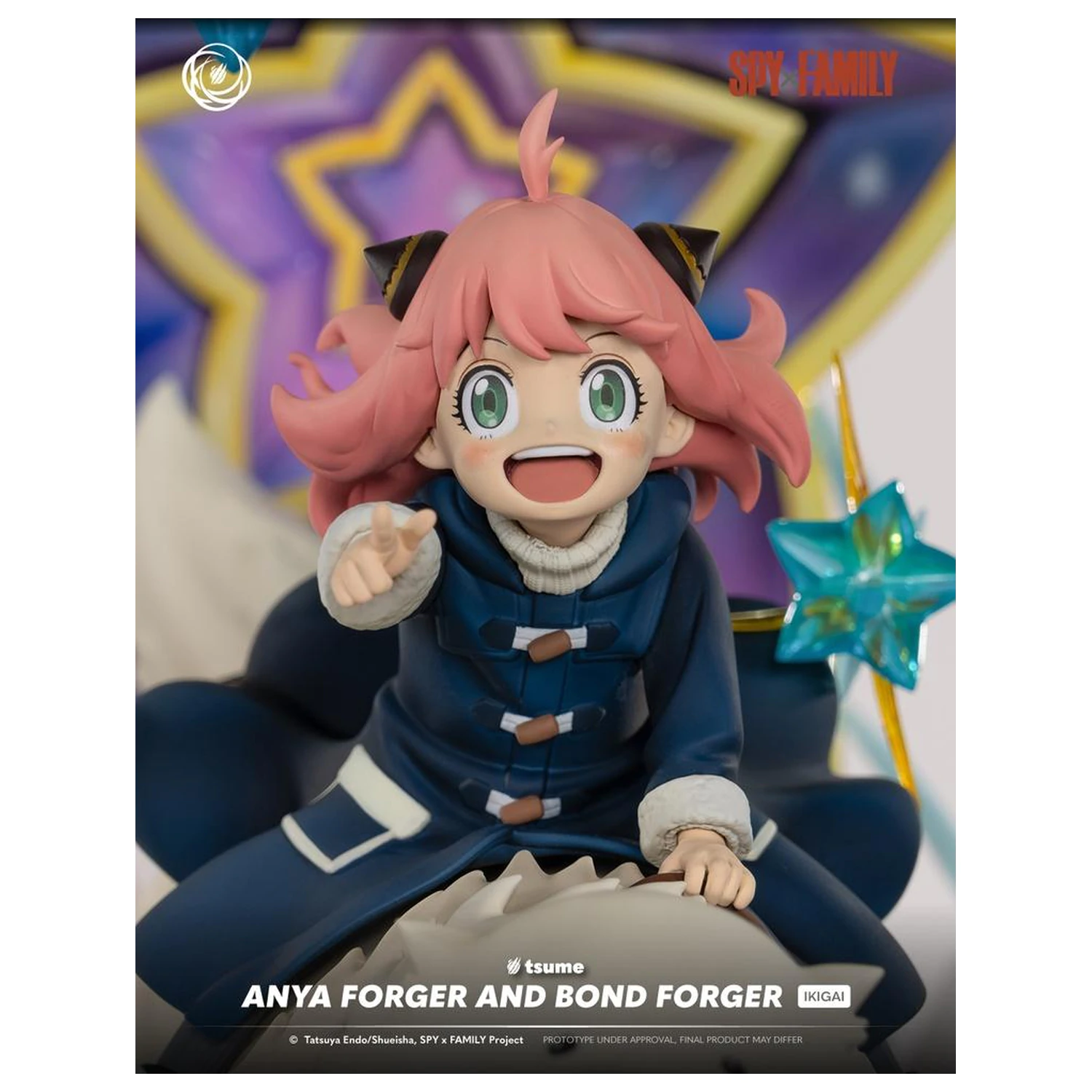 Statuie Spy x Family Anya Forger & Bond Ikigai 1/6 By Tsume 32 cm poza produsului