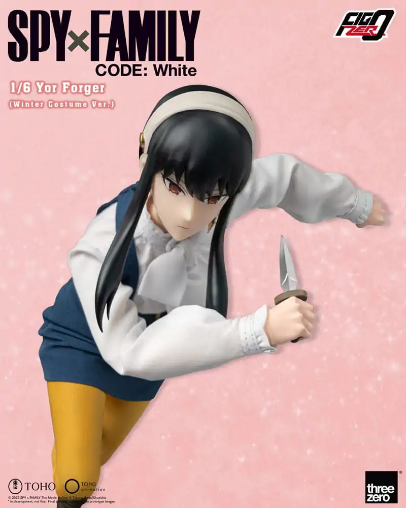 Spy x Family FigZero Figurina de acțiune 1/6 Yor Forger (Winter Costume Ver.) 28 cm poza produsului
