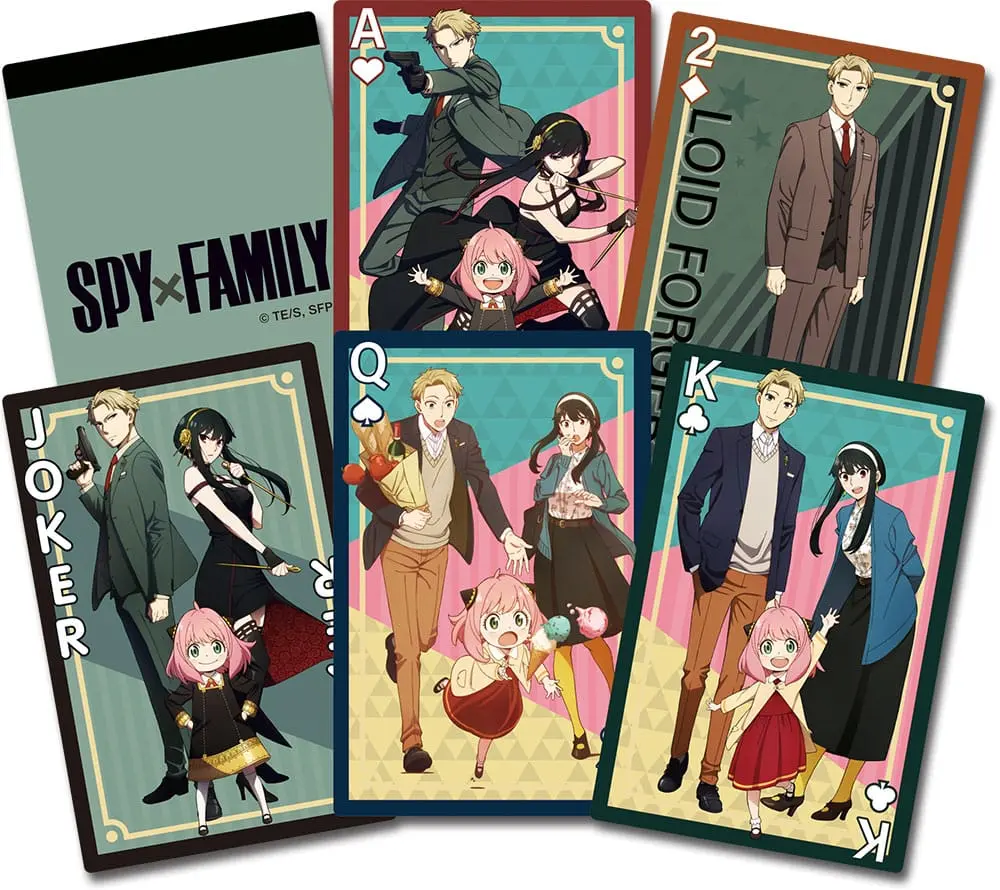 Spy x Family cărți de joc Familia Forger poza produsului