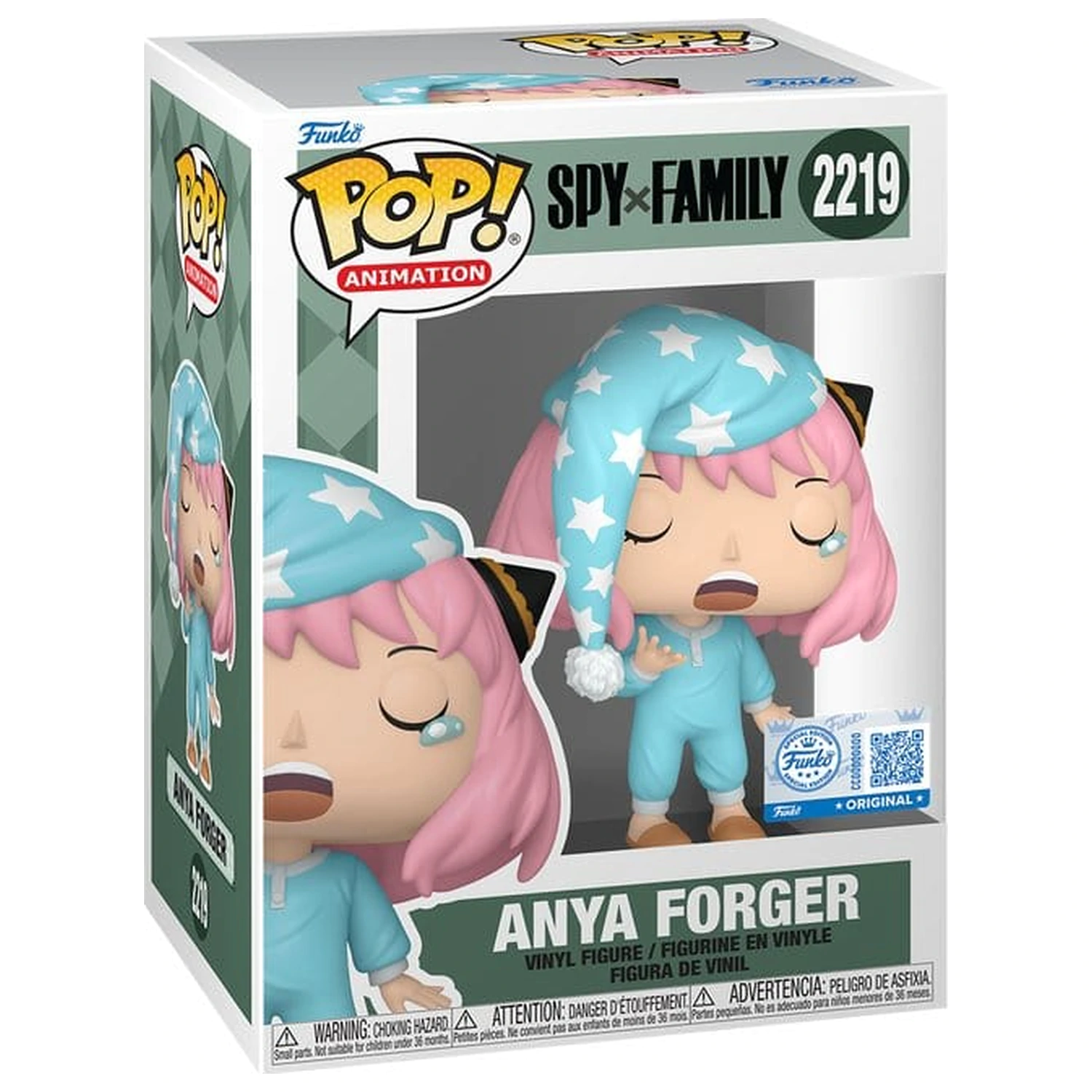 Spy x Family Funko POP! Animation Vinyl Figura Anya Forger (Pajamas) 9 cm poza produsului