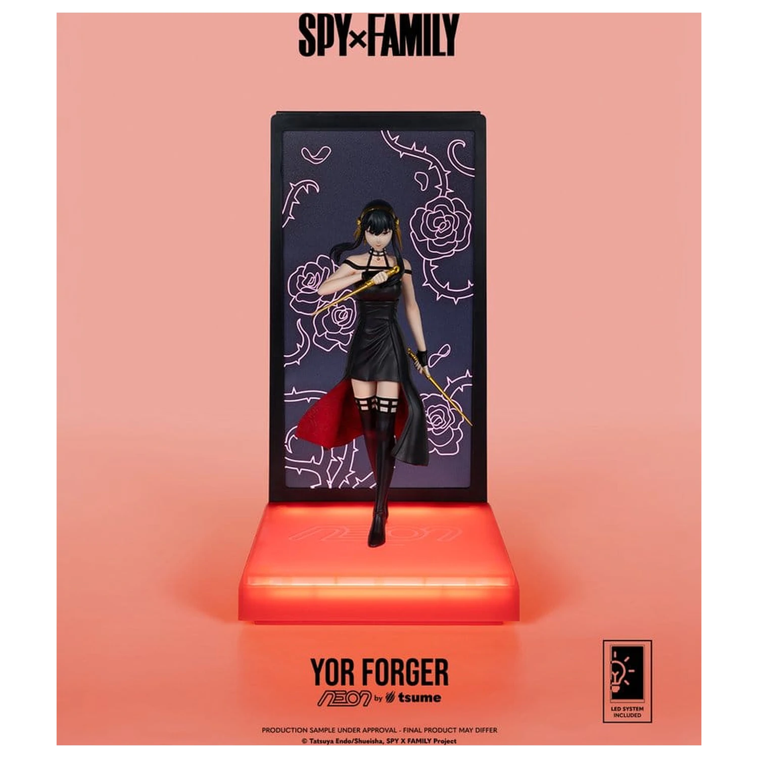 Figurina neon Spy x Family 1/9 Yor Forger 20 cm poza produsului