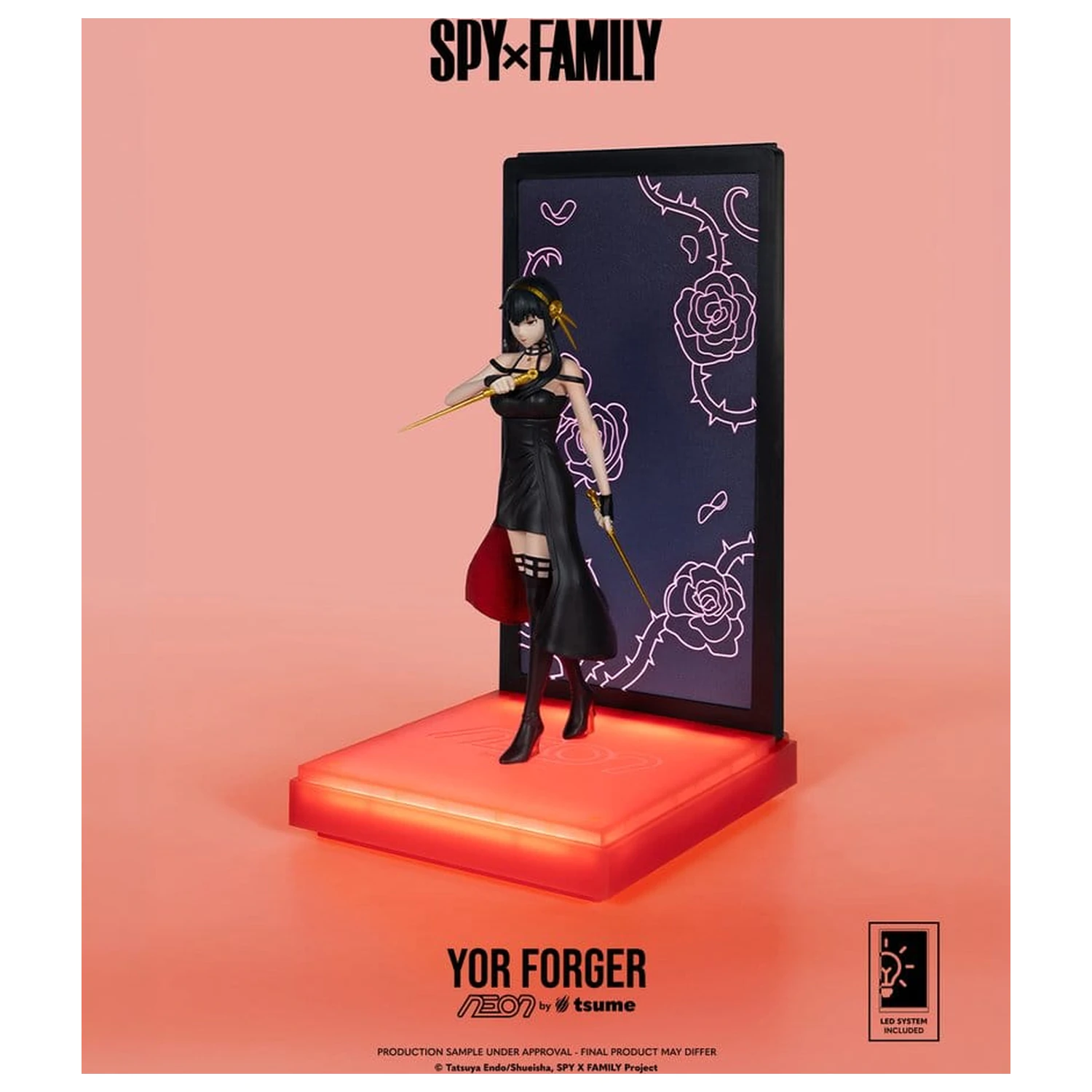 Figurina neon Spy x Family 1/9 Yor Forger 20 cm poza produsului